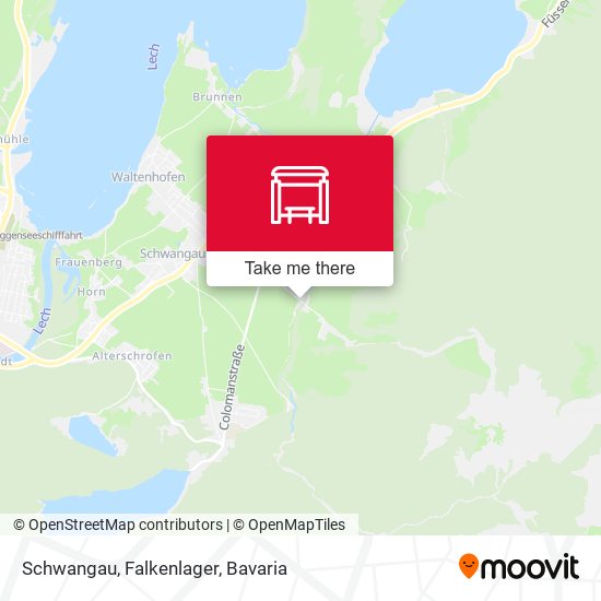 Schwangau, Falkenlager map