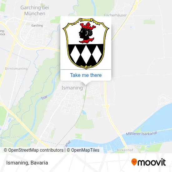 Ismaning map
