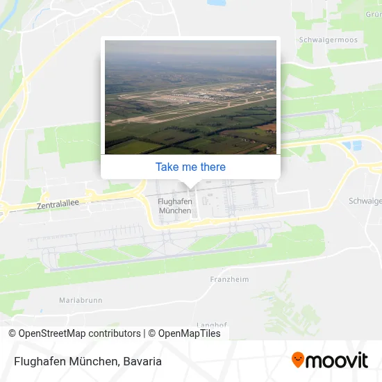 Flughafen München map