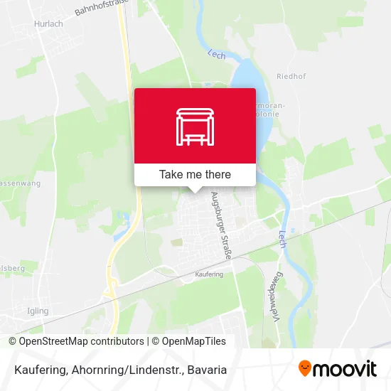 Карта Kaufering, Ahornring / Lindenstr.