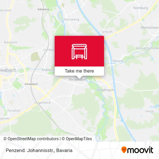 Карта Penzend. Johannisstr.