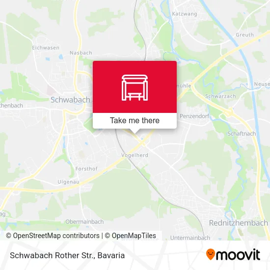 Карта Schwabach Rother Str.