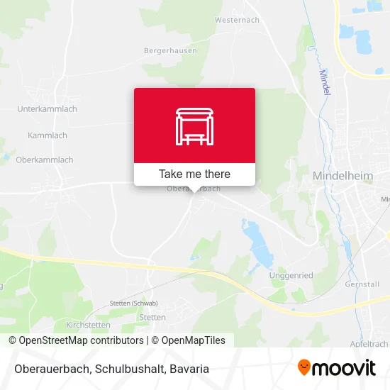 Карта Oberauerbach, Schulbushalt