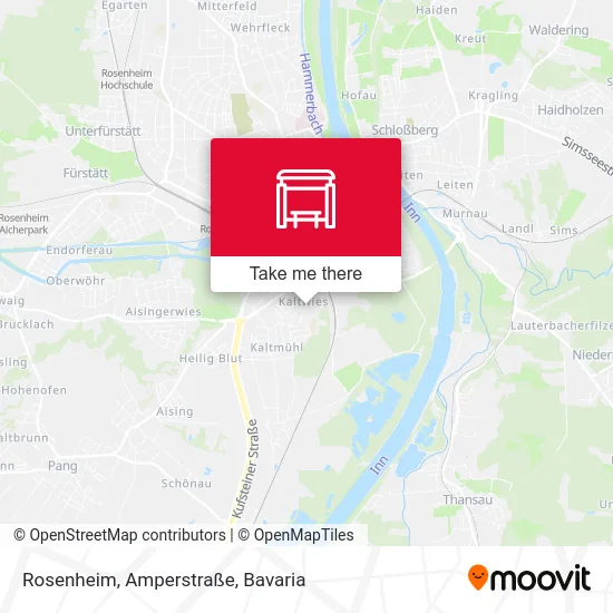 Rosenheim, Amperstraße map