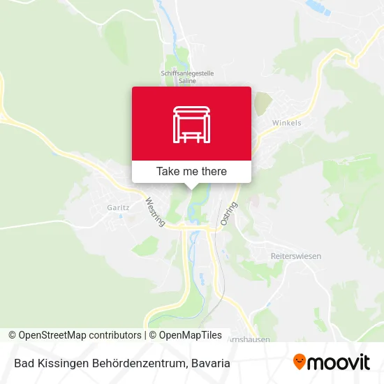 Карта Bad Kissingen Behördenzentrum