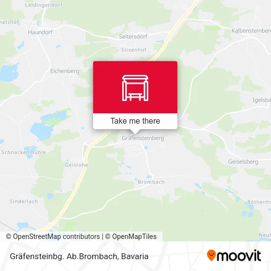 Карта Gräfensteinbg. Ab.Brombach