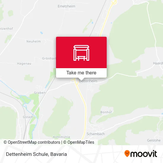 Карта Dettenheim Schule