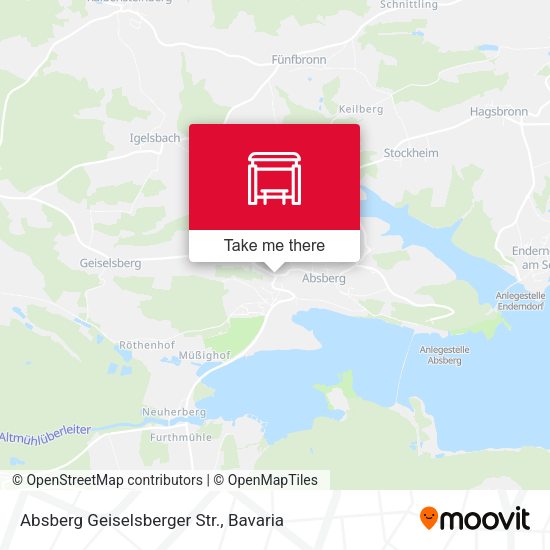 Карта Absberg Geiselsberger Str.