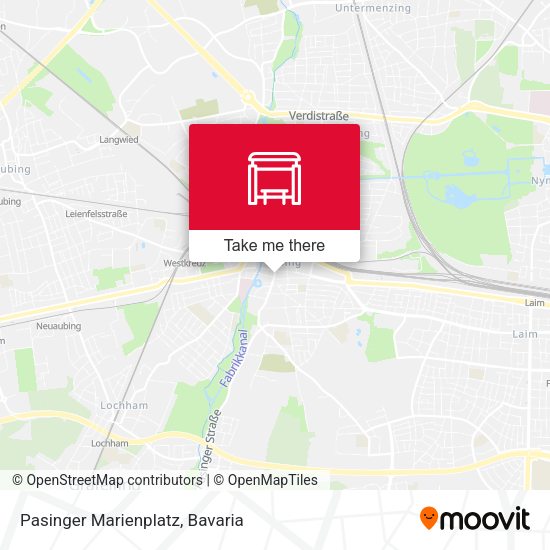 Карта Pasinger Marienplatz
