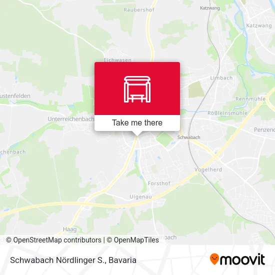 Карта Schwabach Nördlinger S.
