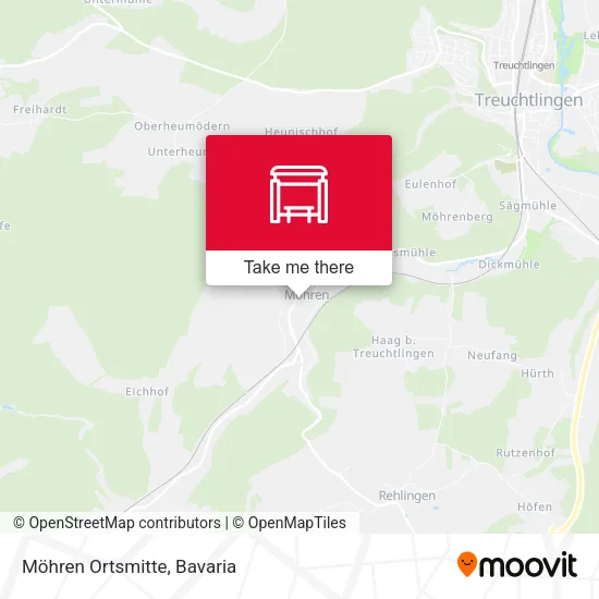 Карта Möhren Ortsmitte