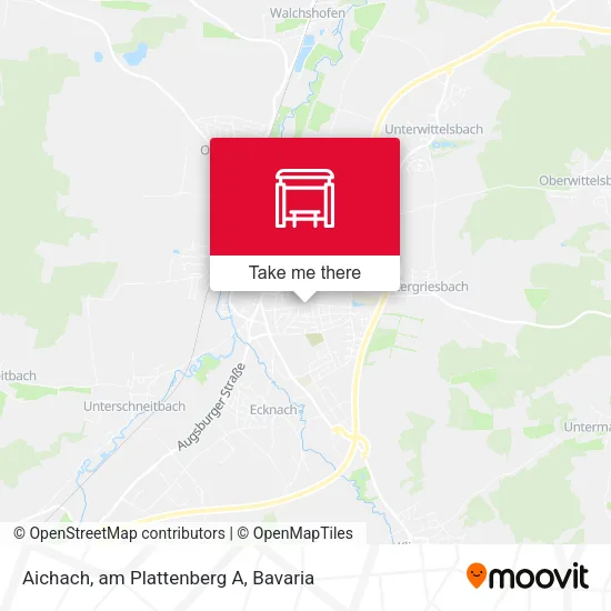 Карта Aichach, am Plattenberg A