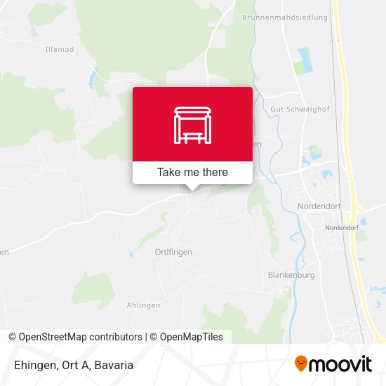 Карта Ehingen, Ort A