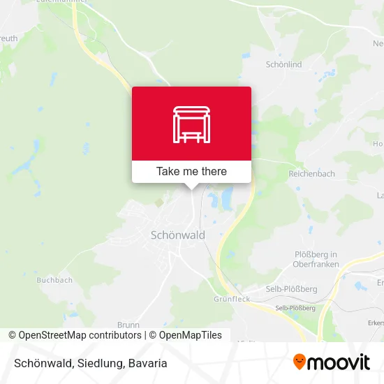 Карта Schönwald, Siedlung
