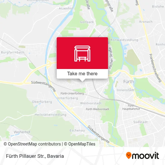 Fürth Pillauer Str. map