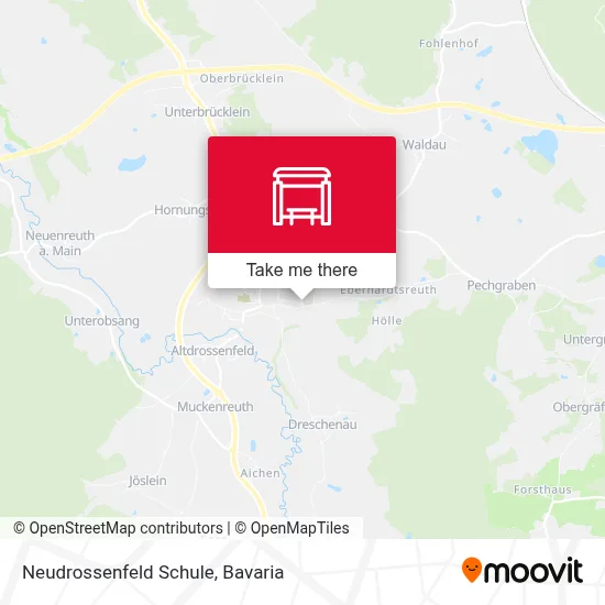 Neudrossenfeld Schule map