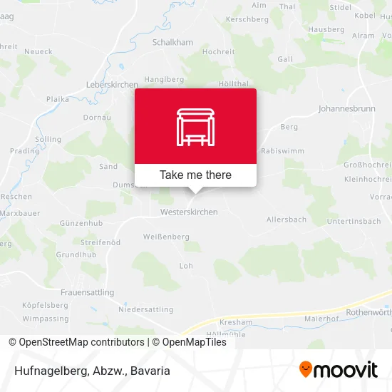 Карта Hufnagelberg, Abzw.