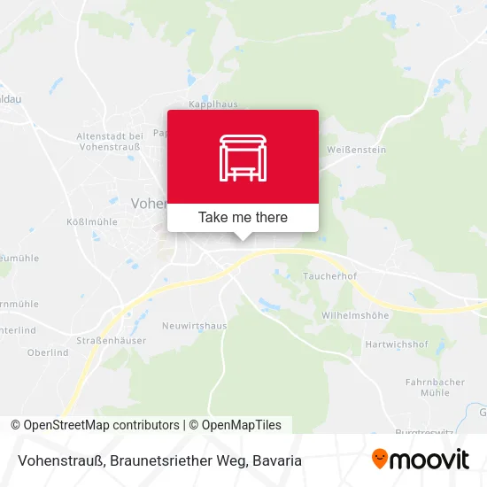 Карта Vohenstrauß, Braunetsriether Weg
