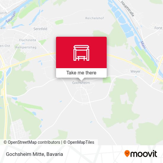 Карта Gochsheim Mitte