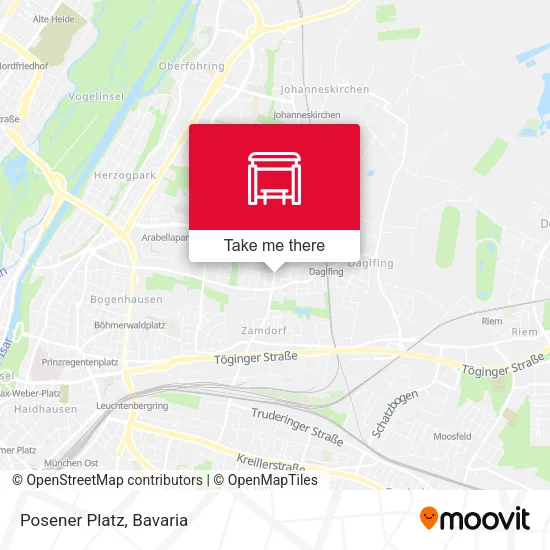 Карта Posener Platz
