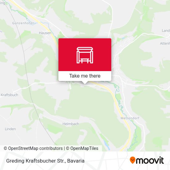 Карта Greding Kraftsbucher Str.