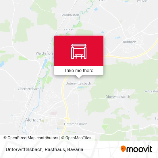 Карта Unterwittelsbach, Rasthaus