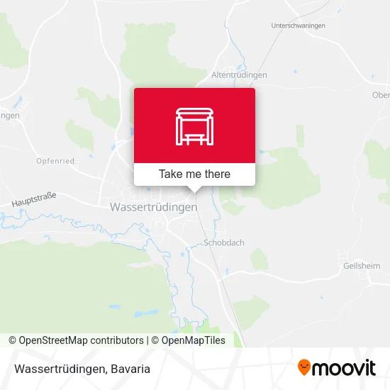 Карта Wassertrüdingen