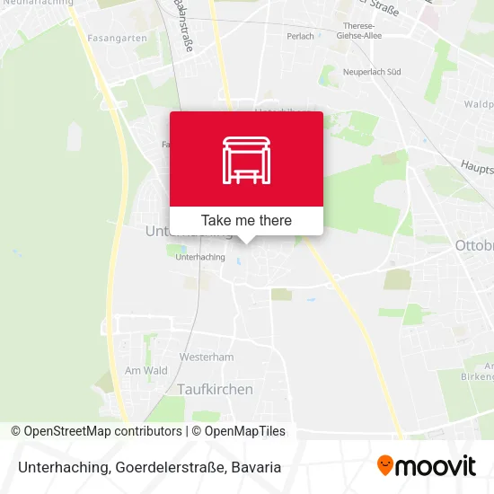 Карта Unterhaching, Goerdelerstraße