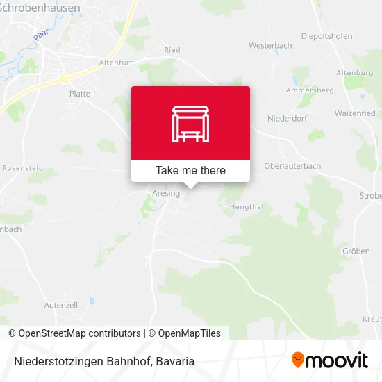 Niederstotzingen Bahnhof map