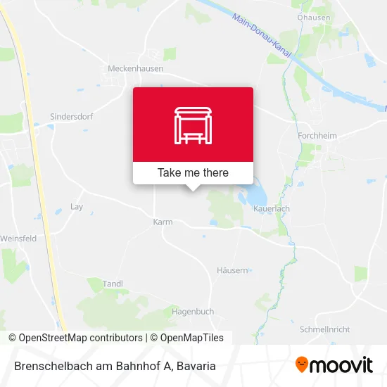 Карта Brenschelbach am Bahnhof A