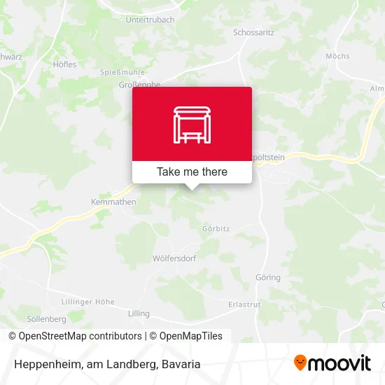 Карта Heppenheim, am Landberg