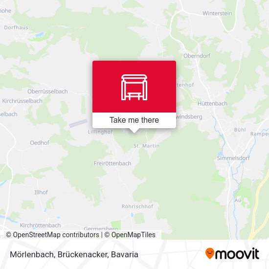 Карта Mörlenbach, Brückenacker