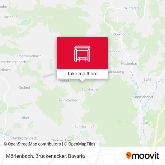 Карта Mörlenbach, Brückenacker