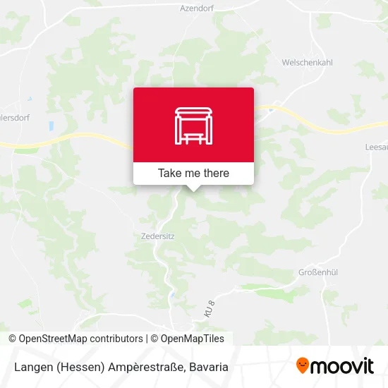 Карта Langen (Hessen) Ampèrestraße