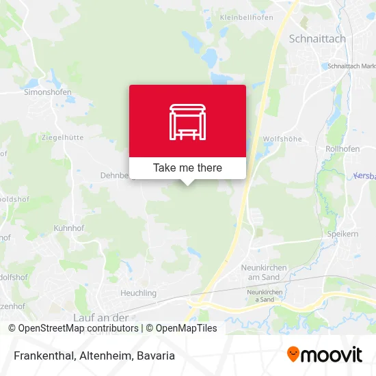 Frankenthal, Altenheim map