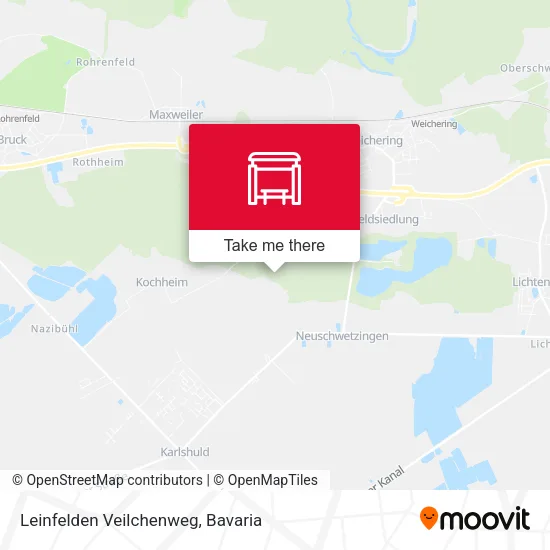 Карта Leinfelden Veilchenweg