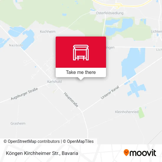 Карта Köngen Kirchheimer Str.