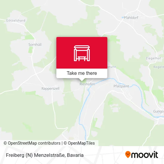Карта Freiberg (N) Menzelstraße