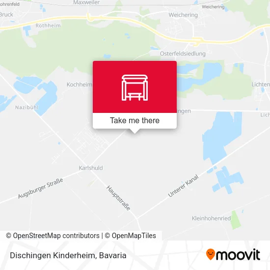 Карта Dischingen Kinderheim