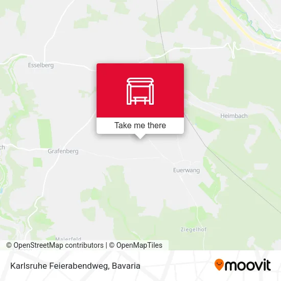 Карта Karlsruhe Feierabendweg