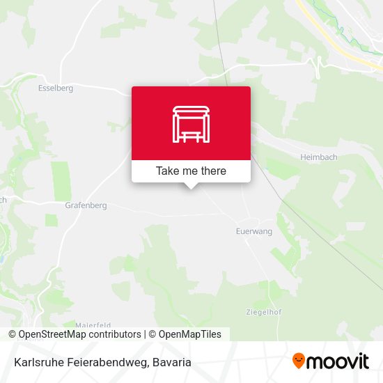 Карта Karlsruhe Feierabendweg