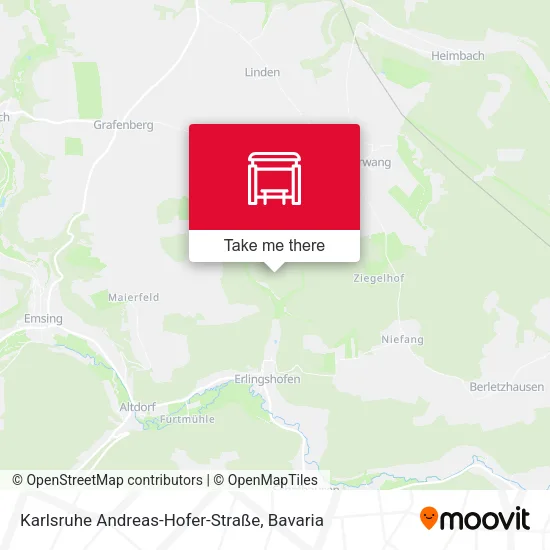 Карта Karlsruhe Andreas-Hofer-Straße