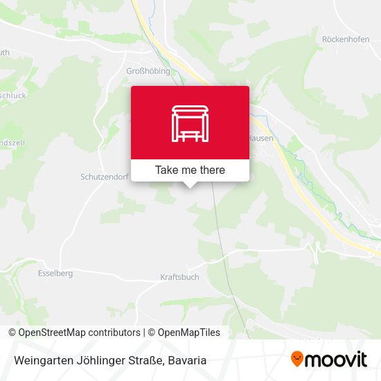 Карта Weingarten Jöhlinger Straße