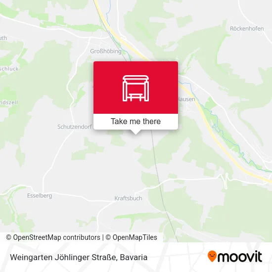 Карта Weingarten Jöhlinger Straße