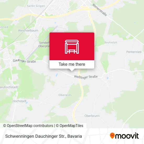 Карта Schwenningen Dauchinger Str.