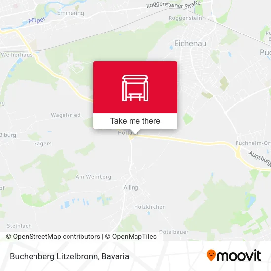Карта Buchenberg Litzelbronn