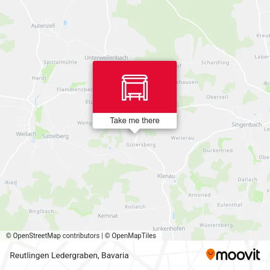 Карта Reutlingen Ledergraben