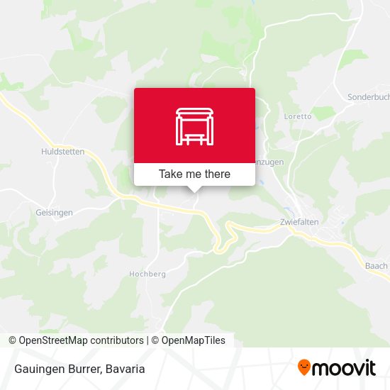 Карта Gauingen Burrer