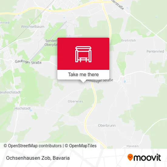 Карта Ochsenhausen Zob