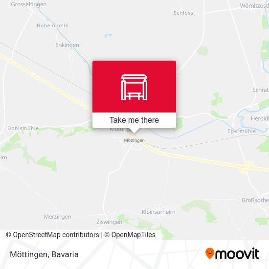 Карта Möttingen